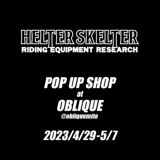 R.E.R.- POP UP SHOP at OBLIQUE